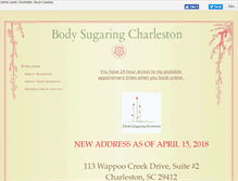 Tablet Screenshot of bodysugaringcharleston.com